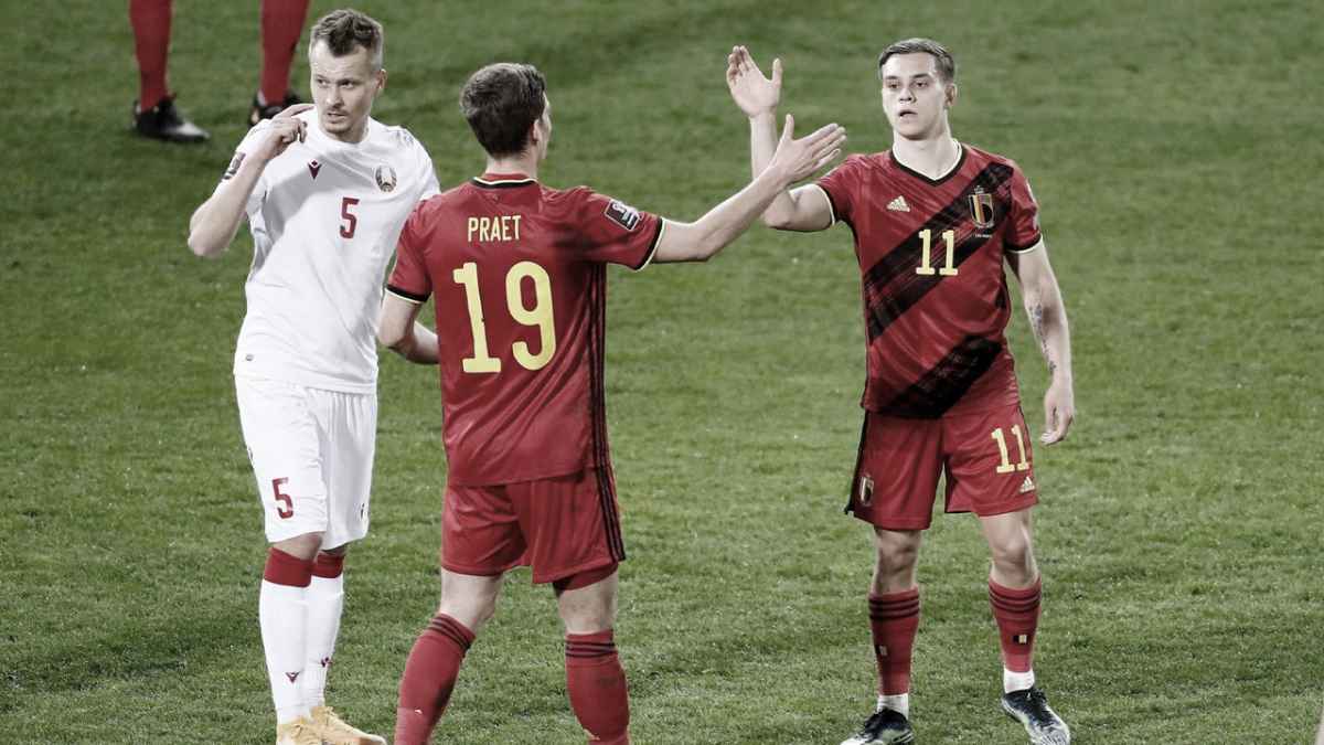 Trận thắng sít sao của ĐT Bỉ trước Belarus