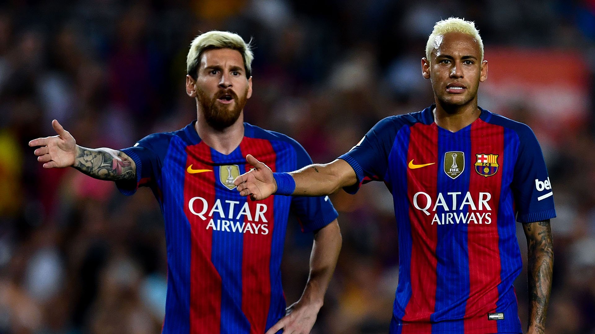 Messi và Neymar có mức lương tăng thêm theo từng năm