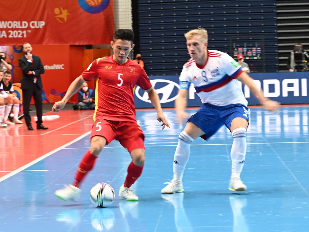 Tuyển VN chạm mặt tuyển Nga trong bóng đá Futsal