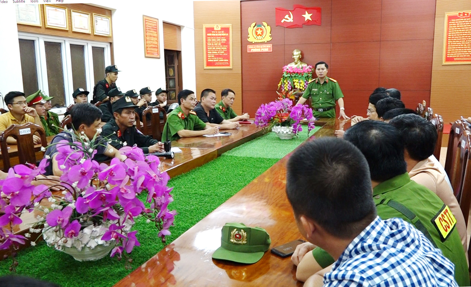 Công an tỉnh Quảng Bình họp bàn về việc đấu tranh với tệ nạn đánh bjac 
